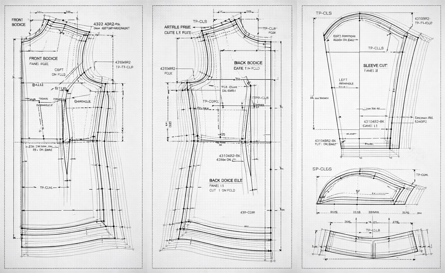 Garment/Accessories Pattern making (CAD)
